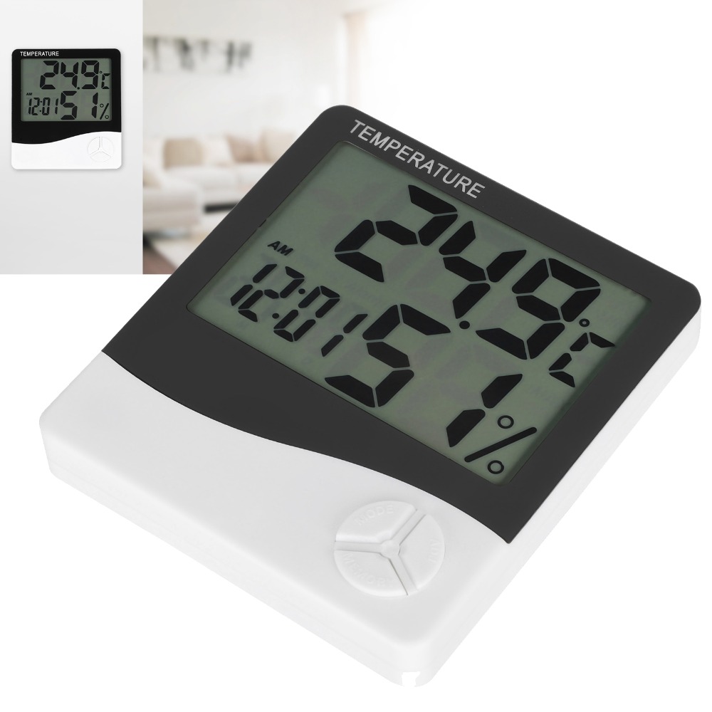 Thermometer Digital - Termometro da interno con ampio schermo,