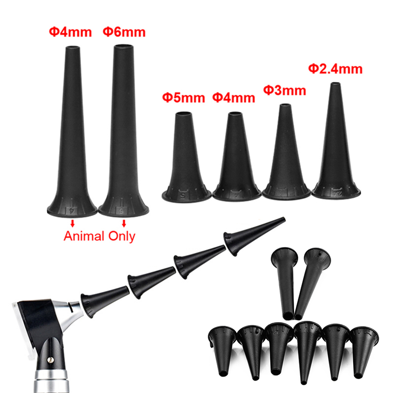 Stethoscope - 10 Pezzi Speculum Auricolare Veterinario Umano/Animale