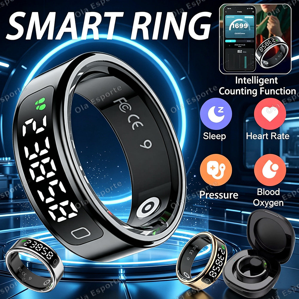 Blood Pressure Monitor - Nuovo Anello Intelligente con Custodia di