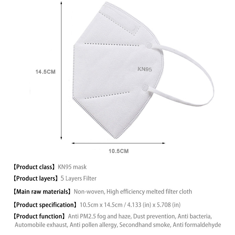 10-100PCS mascarillas FFP2 Mas - Surgical Mask recensione e prezzo