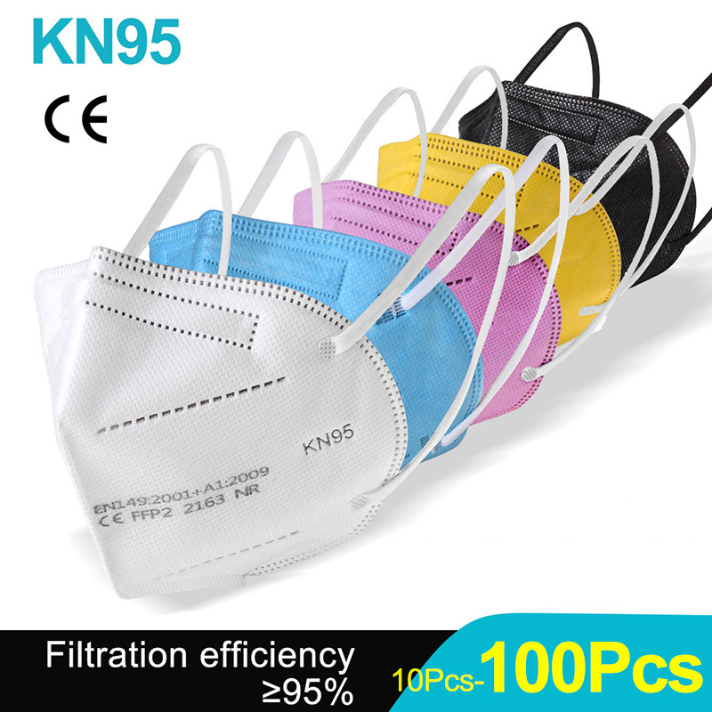 10-100 Pz Maschere FFP2 KN95 M - Surgical Mask recensione e prezzo